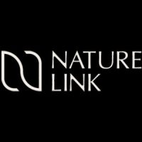 Nature Link logo with stylized "N" symbol on the left and the words "NATURE LINK" in uppercase letters on a black background.