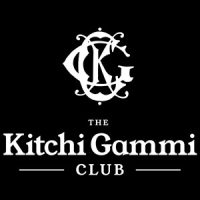 The Kitchi Gammi Club logo with ornate "KGC" monogram and white text on a black background.